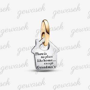 Pandora Two-tone Grandma's House Dangle Charm